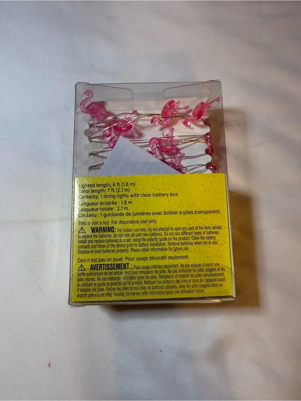 Ashland Pink Flamingo LED String Lights - Picture 2 of 4